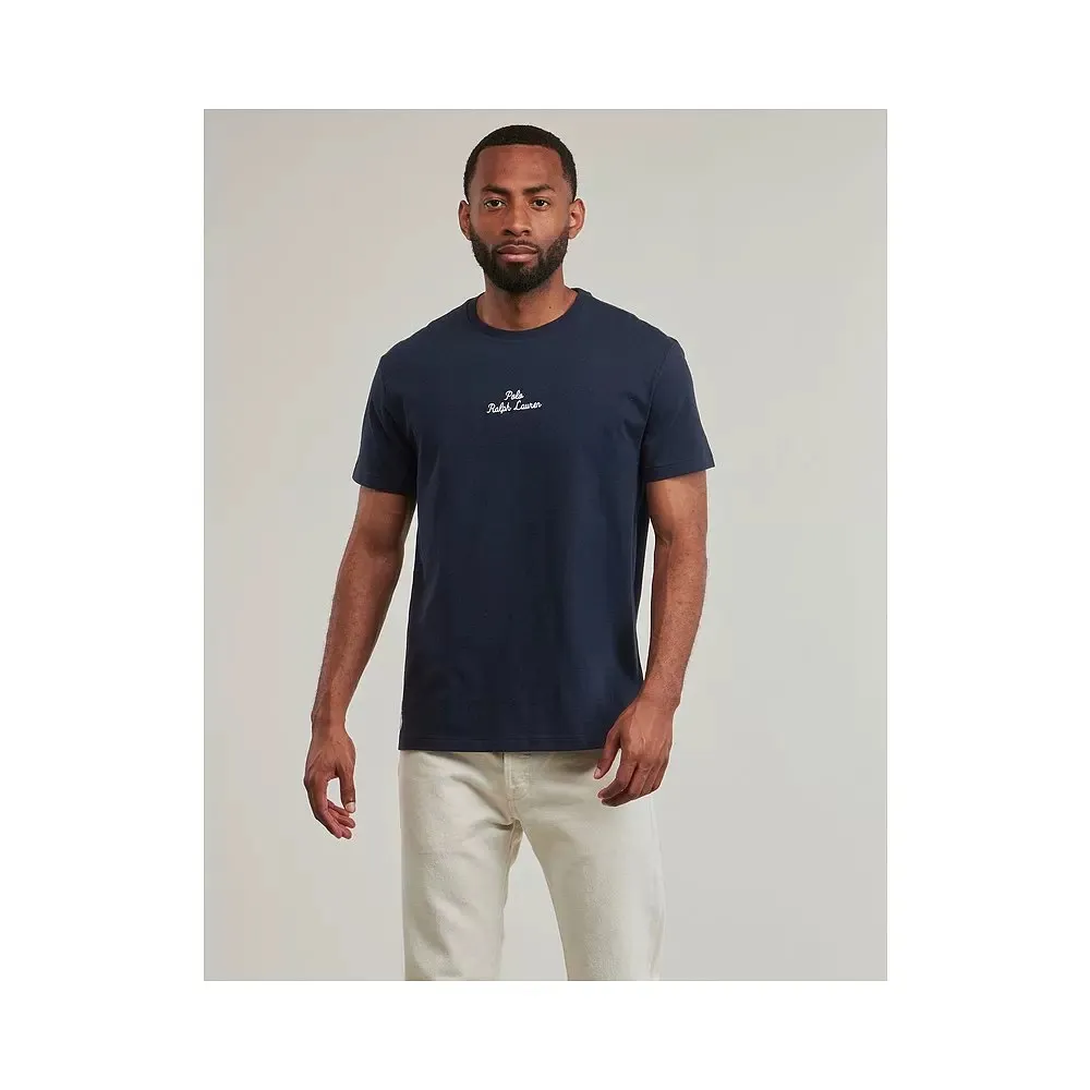P130 Style number: RL004】Ralph Lauren/Ralph Lauren 25ss summer new English letter embroidered round neck T-shirt